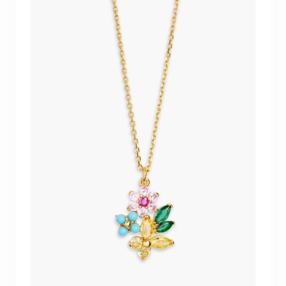 Kate Spade cluster pendant necklace